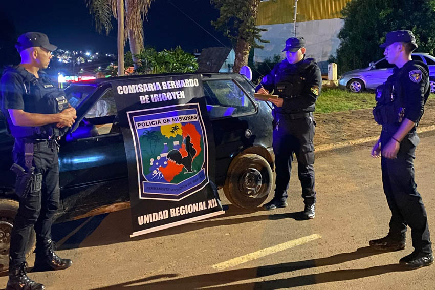 Recuperan en Misiones un auto robado minutos antes en Brasil