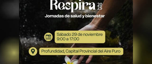 PROFUNDIDAD: Este sábado 29, gran jornada gratuita “Misiones Respira 2025” con Cormillot, bienestar y naturaleza