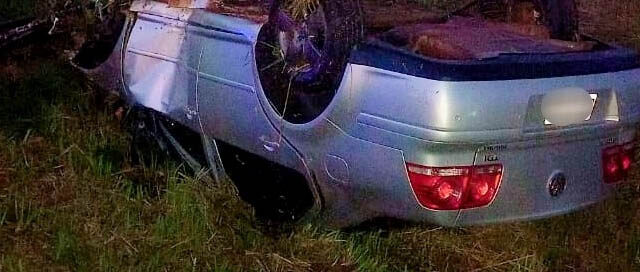 JARDÍN AMÉRICA: Conductor ebrio despistó en la Ruta 12 y fue detenido