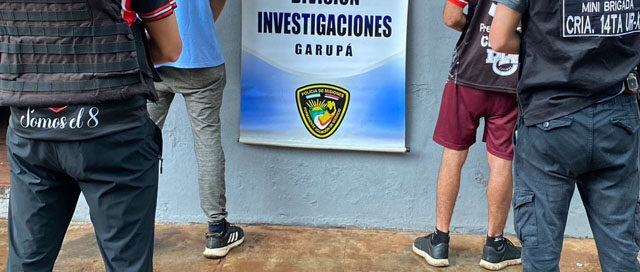 GARUPÁ: Dos hermanos detenidos tras atacar con machetes a su familiar