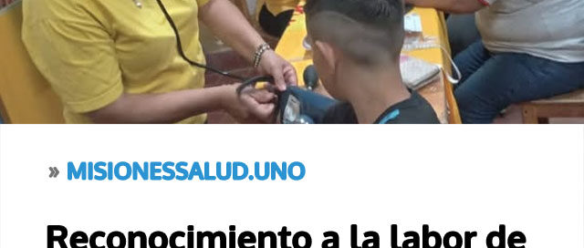 Reconocimiento a la labor de los agentes sanitarios en el Día Provincial