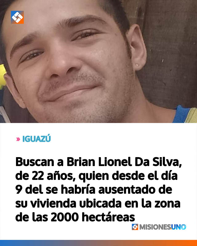Buscan a un joven de 22 años cuyo paradero es desconocido