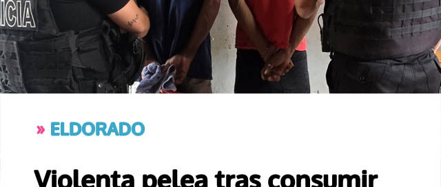 Violenta pelea tras consumir alcohol terminó con dos heridos graves y dos detenidos