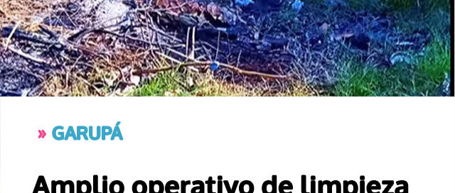 Amplio operativo de limpieza busca erradicar residuos en espacios públicos