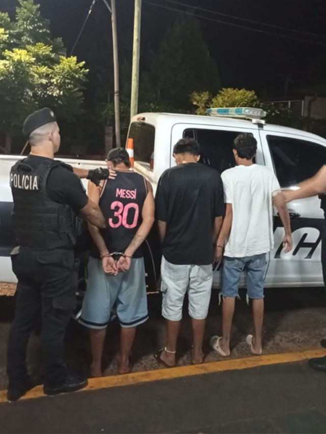Violenta pelea vecinal terminó con tres detenidos y un herido