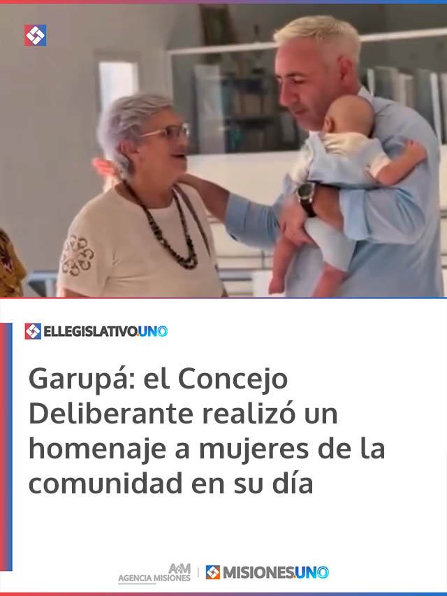 Garupá: el Concejo Deliberante realizó un homenaje a mujeres de la comunidad en su día