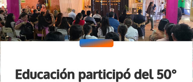Educación participó del 50° aniversario del BOP N° 21 de Garupá