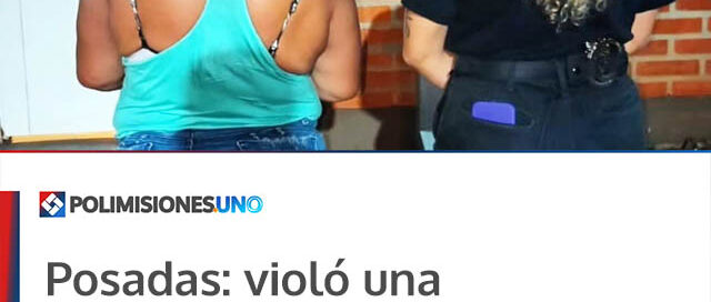 Posadas: violó una restricción e intentó ingresar por el techo a la casa de su ex pareja