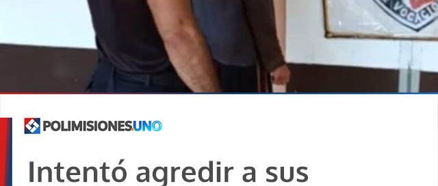 Intentó agredir a sus abuelos y fue detenido tras un violento episodio en Posadas