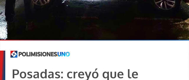 Posadas: creyó que le robaron el auto de un cliente, pero el dueño se lo llevó por no poder pagar el arreglo