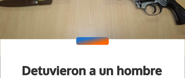 Detuvieron a un hombre armado en Ñu Porá e investigan si iba a cometer un asalto