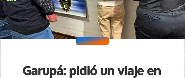 Garupá: pidió un viaje en moto y terminó detenida por asaltar a un adolescente con un cuchillo