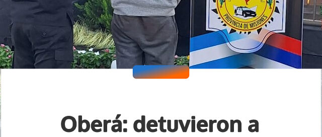 Oberá: detuvieron a dos jóvenes por robos y recuperaron objetos sustraídos